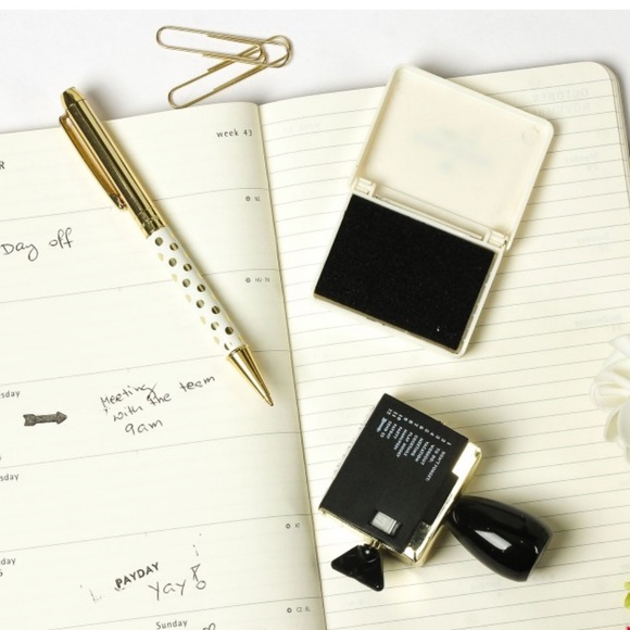 🆕 Kate Spade Call to Action Rotating Ink Stamper - Picture 3 of 7